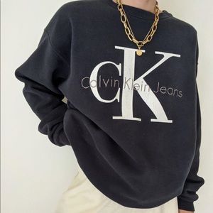 Vintage Calvin Klein Navy Pullover